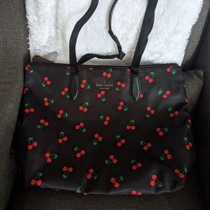 COPY - Kate Spade cherry nylon tote bag